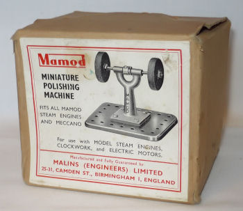 Mamod polishing machine box Circa 1950's.