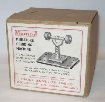 Mamod grinding machine box Circa 1950's.