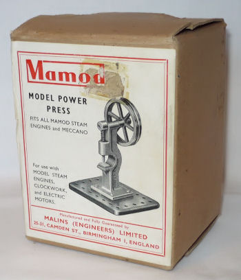 Mamod power press box Circa 1950's.