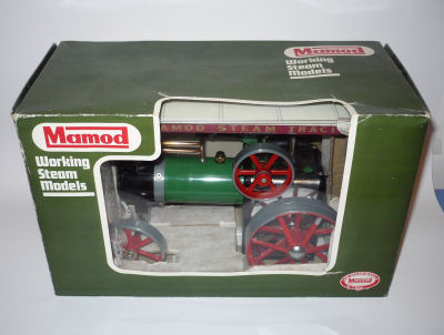 Mamod traction engine green box version.