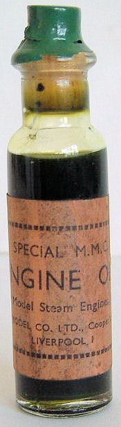 Mersey Model Co Ltd steam oil. 