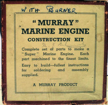 Box for Murray marine engine.