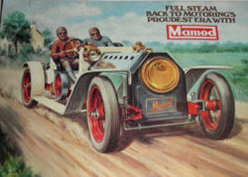Mamod SA1 Steam Roadster advertisement.