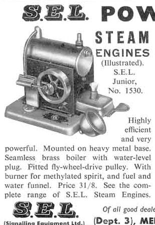 SEL 1530 Junior Steam engine.