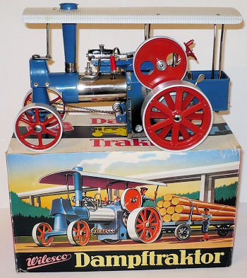 Wilesco Dampftraktor steam traction engine.
