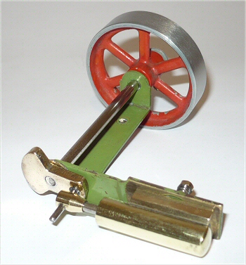 Steam roller piston and cylinder.