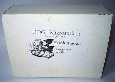 Hog Stirling Motor Box.