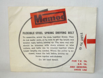 Mamod drive springs