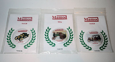 Set of Mamod badges.